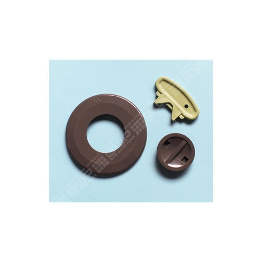 Enjoliveur + bouchon PB 00300 Int, 1"1/2 - ANTHRACITE