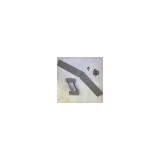 Renforcement de façade basculante et couvre-rails