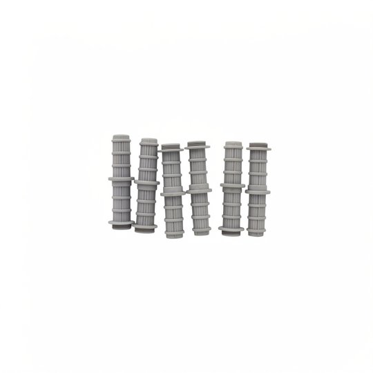 Grille (+ vis) BDF Carrée 410x410 mm en inox Liner/Béton