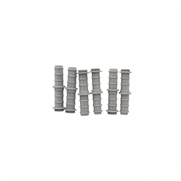 Grille (+ vis) BDF Carrée 410x410 mm en inox Liner/Béton