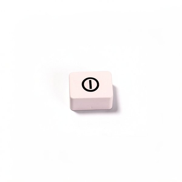 Enjoliveur pour commande pneumatique, coloris blanc