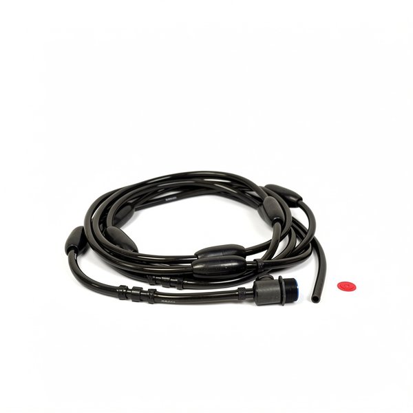 Tuyau d'alimentation Noire complet 9m, 8 flotteurs, 3 raccords rournants, prise murale (Polaris 380/280 Black
