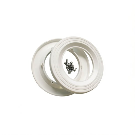 Kit de 2 enjoliveurs + vis PROJ Ady, Aquareva, Serie France PL84C, fixation par clips