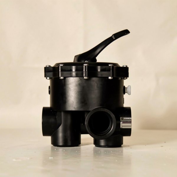 Vanne Side V6 2" SM20-3 noire - liaisons à coller Ø63 non incluses