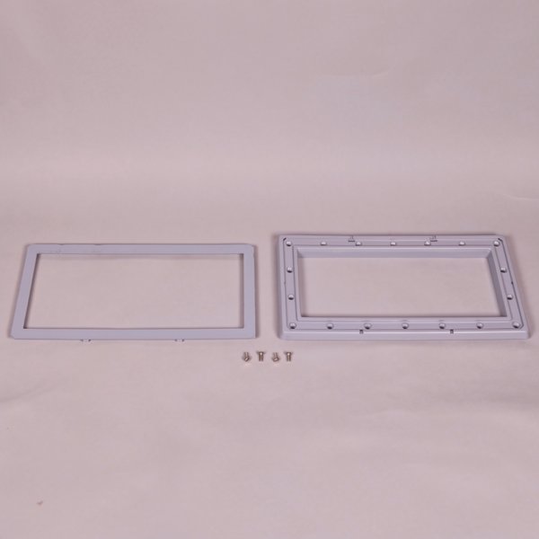 Bride SK GM Béton + enjoliveur + vis métriques M6x12mm - GRIS