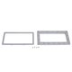 Bride SK GM Béton + enjoliveur + vis métriques M6x12mm - GRIS