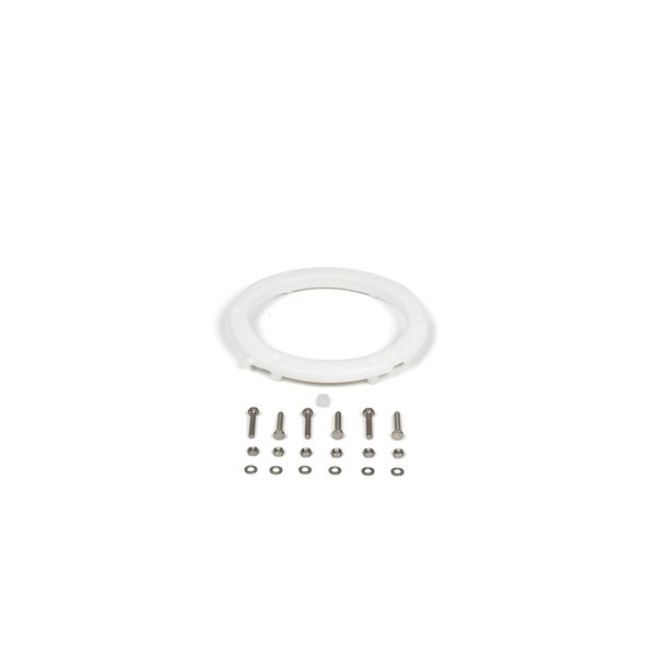 Anneau de fixation + visserie pour PROJ orientable - BLANC