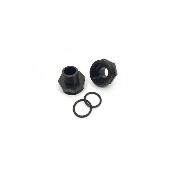 Kit 2 traversées de paroi NOIRES + joint 1"1/2 FSAB Balear Ø400 à 640, Toledo