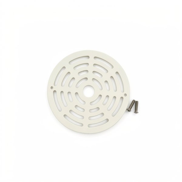 Grille (+ vis) BDF Easyline BLANCHE