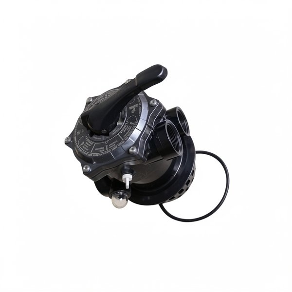 Vanne Top V6 1"1/2 TM12-S noire à serrer - rebord colerette 14mm (ex 13.0810)
