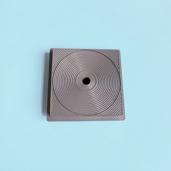 Couvercle SK Standard rond + cadre carré - GRIS