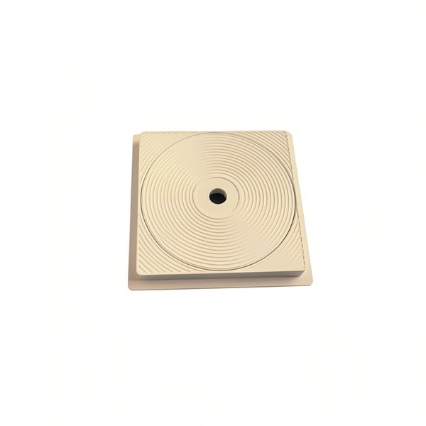 Couvercle SK Standard rond + cadre carré - SABLE