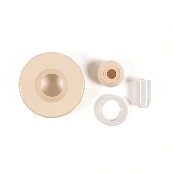 Enjoliveur refoulement Multiflow + rotule + siège - couleur SABLE