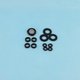 Kit joints douche solaire - comprend joints 39107 + 39122 + 39098 + 39104
