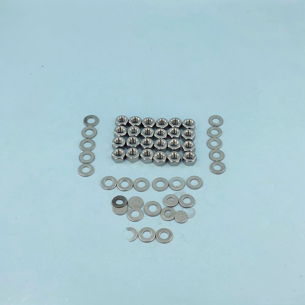 Kit de visserie inox (24 écrous et rondelles) pour FSAB SMG