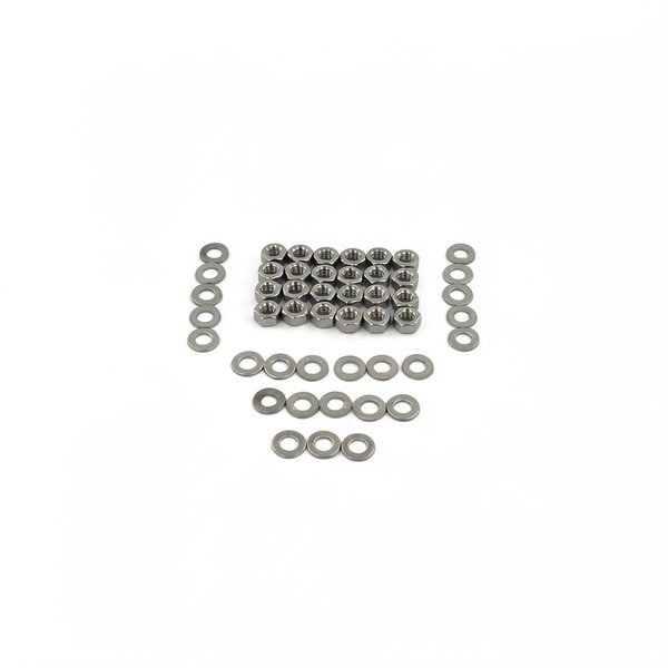 Kit de visserie inox (24 écrous et rondelles) pour FSAB SMG