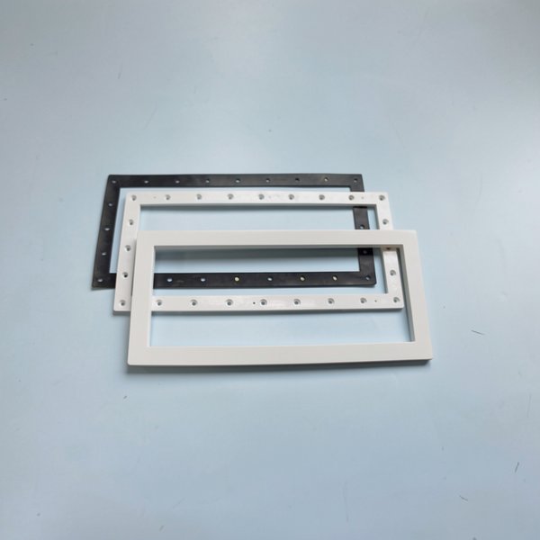 Brides + enjoliveurs + joints + vis skimmer GM (x2) - BLANC