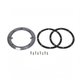 Bride BDF (+ joints + vis Parker 5,5x25mm) anti-vortex avec inserts métriques en laiton - ANTHRACITE