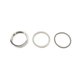 Ensemble fixation corps bouton poussoir