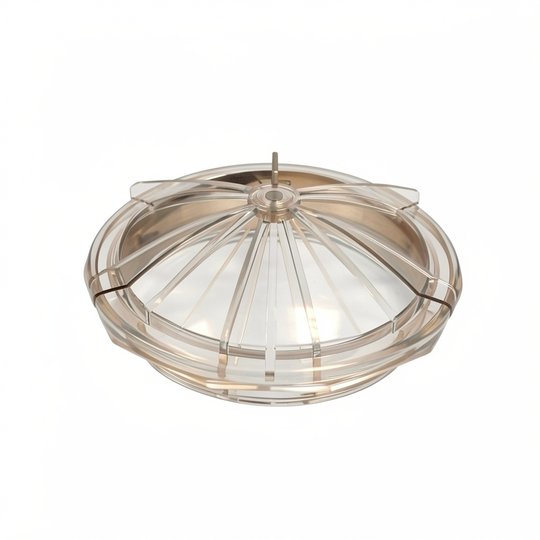 Couvercle FILTRE SAB Jupiter 8" Transparent, trou fileté (101D009)