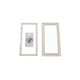 Bride SK GM + enjoliveur + vis Parker 5,5x25mm BLANC - Panneaux