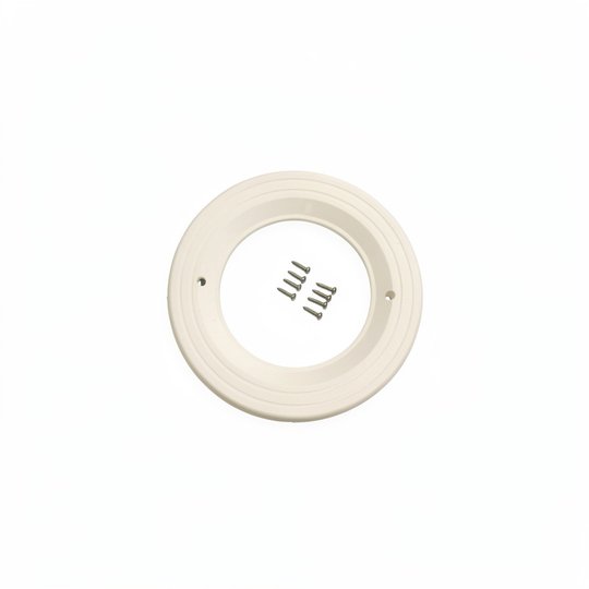 Collerette/enjoliveur 2 trous + vis PROJ PL84V, fixation par vis (à l'unité)