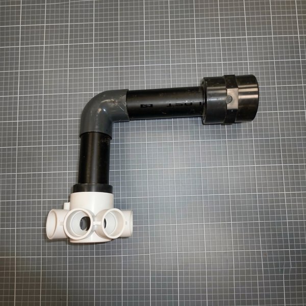 Diffuseur supérieur FILTRE SAB (Jupiter, Titan) 14m3 - avec coude - 101D031