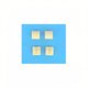 Semelles (4) Santoprene Fendues (Magic Clean)