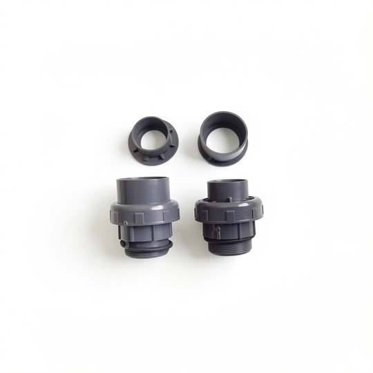 Kit raccords union 2" 50/63mm pour PPE Whisperflow, UltraFlow, Challenger, IntelliFlo (x2)