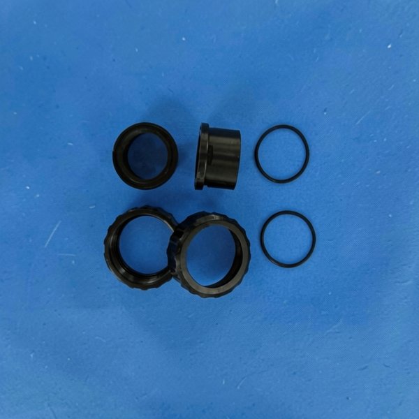 Raccord union Ø50 à coller + écrous + joints (jeu de 2) PPE Power-Flo