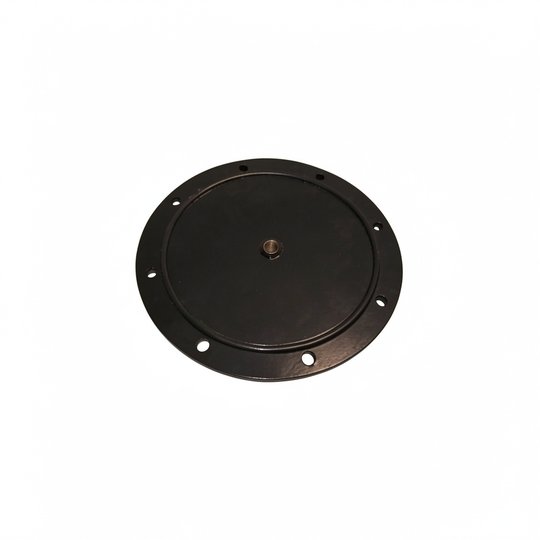 Couvercle noir métallique D250 + joint Filtre Calplas avec trou de mano 1/4"