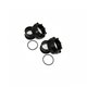 Kit raccord union PPE Onga/Swimmey/Atlas/Nocchi (entree + sortie) (écrou-manchon-joint x2)