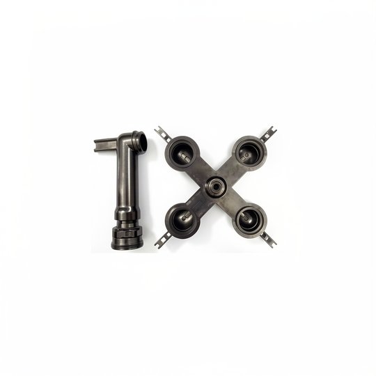 Traversée inférieure, coude et support (ex H-17-0025) - Filtre Clean & Clear Plus