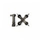 Traversée inférieure, coude et support (ex H-17-0025) - Filtre Clean & Clear Plus