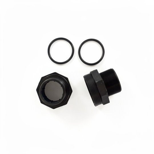 Kit 2 traversées de paroi noires + joint 2" FSAB Balear/Artik/San Seb Ø760 à 900