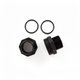 Kit 2 traversées de paroi noires + joint 2" FSAB Balear/Artik/San Seb Ø760 à 900