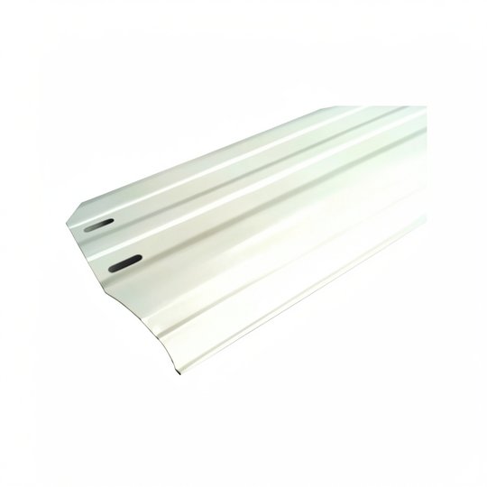 Margelle métallique Blanche 150x1400 mm (à l'unité)