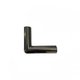 Coude tuyau 1"1/2 (Noir) 175mm