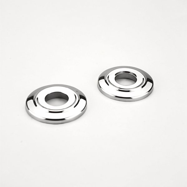 Enjoliveurs (2 unités) Ø43/110 mm AISI 304 pour Plongeoir-Échelle STD/droite/mixte