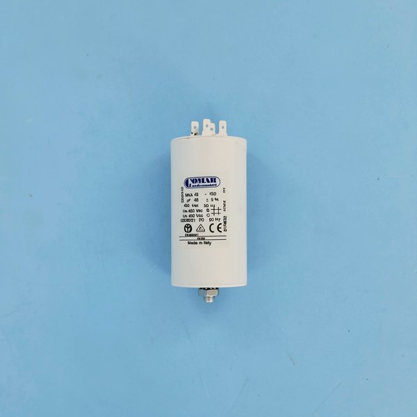 Condensateur MKA 45µF 450V 50X94 avec vis M8 et cosse Double