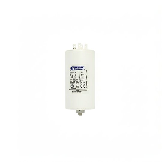 Condensateur MKA 45µF 450V 50X94 avec vis M8 et cosse Double