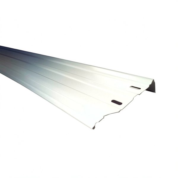 Margelle métallique Blanche 150x1095 mm (à l'unité)