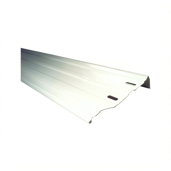 Margelle métallique Blanche 150x1095 mm (à l'unité)