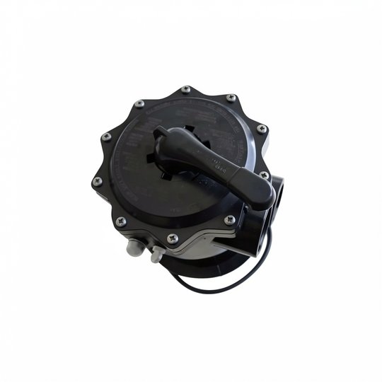Vanne Top 2" 6 voies noire Filtre SAB Cristal-Flo T760