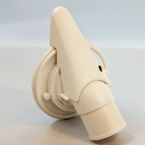 Buse de refoulement coudee Blanche AR100