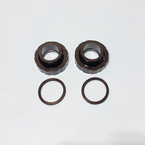 Kit raccord union 50mm (x2) pour PPE Max Flo 2 et XL