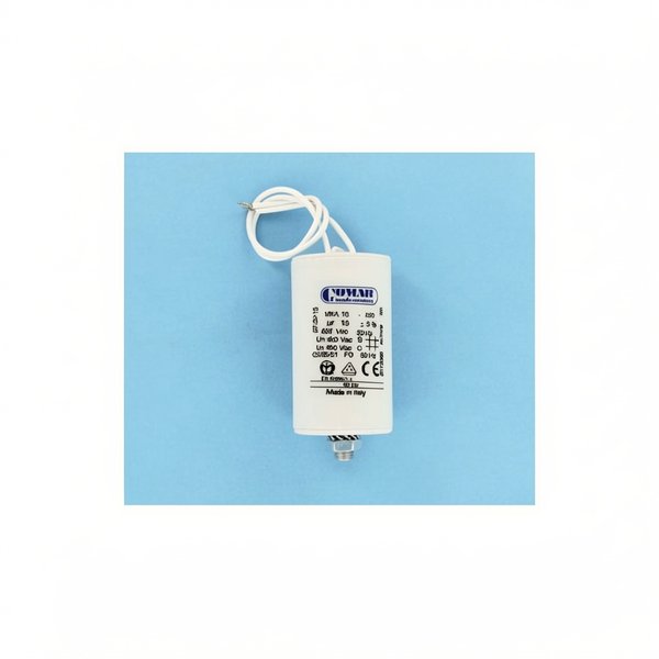Condensateur MKA 15µF 450V 40X70 avec vis M8 câble 150mm long
