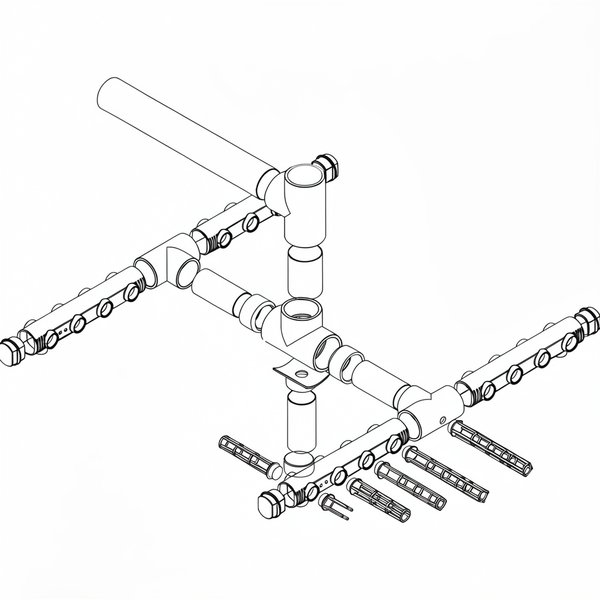 Ensemble collecteur FSAB Praga Ø1600 Ø110 + support