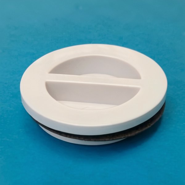 Bouchon + joint plat fibbre, filetage L 8x Ø46 mm (pour buse béton)