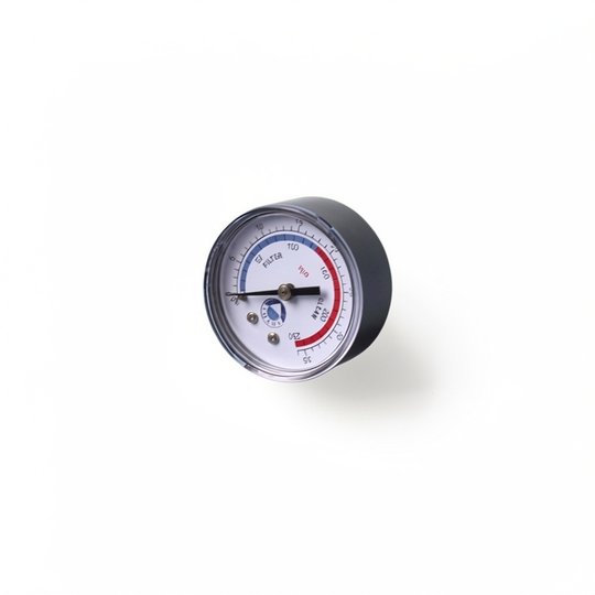 Manomètre plastique 1/4" avec joint (35psi)
